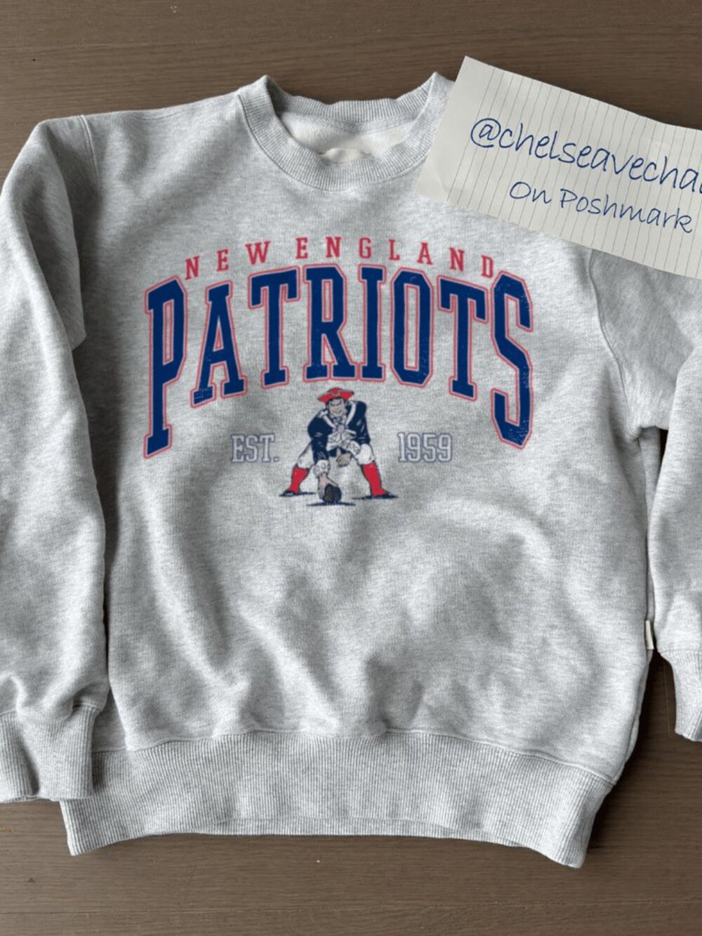 Vintage New England Patriots Sweatshirt, Retro NFL Patriots Football Shirt Tee